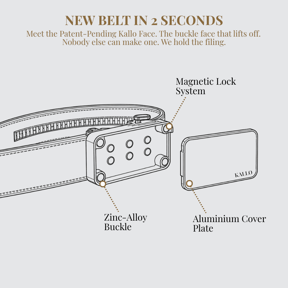 Kallo Leather Belt